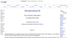 Desktop Screenshot of dematerialisedid.com
