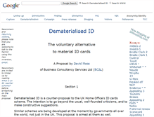 Tablet Screenshot of dematerialisedid.com